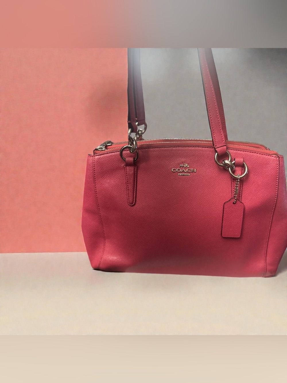 Coach Pink Small Christie Carryall